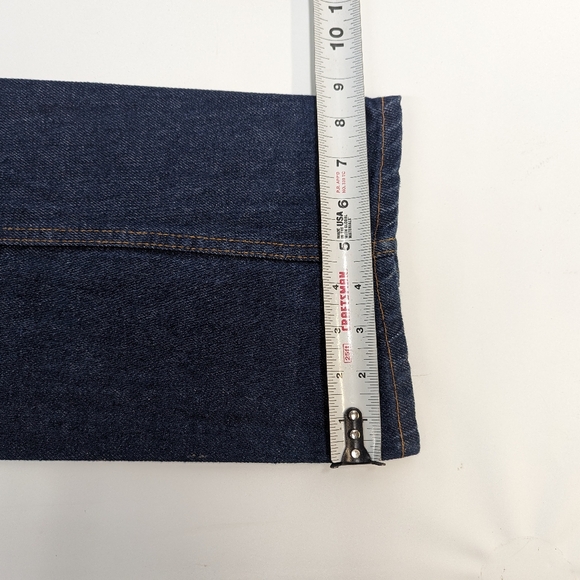 Vintage Tour de France Rigid High waisted Jeans Dark Wash size 24? NWOT - Picture 13 of 13